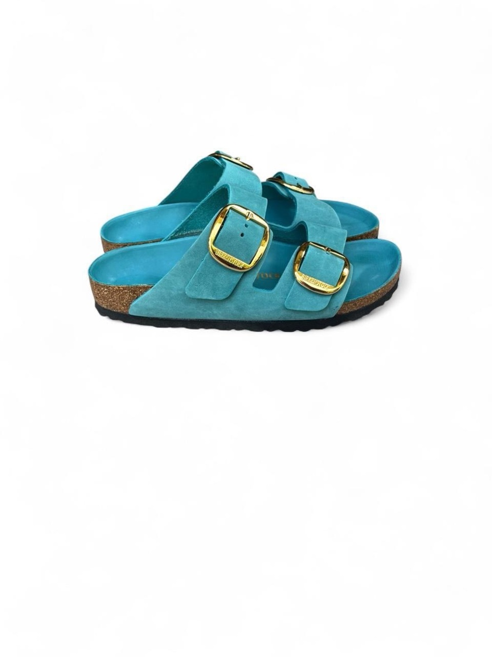 Birkenstock Arizona Big Buckle Oiled Leather Sandals Biscay Bay EU 39 US 8 N - Picture 6 of 8